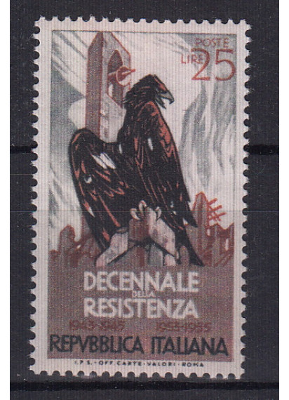 1954 Decennale Resistenza 1 Val Sassone 739